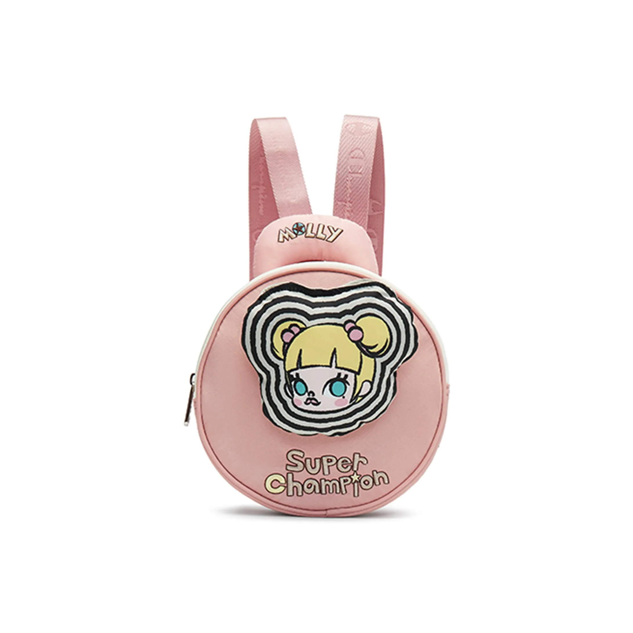 Champion Bubble Mate POP MART Fabric Backpack Unisex Coffee Brown/Light Pink