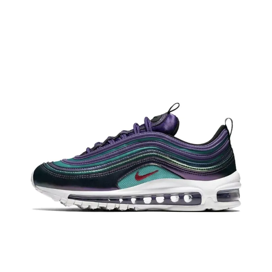 Nike Air Max 97 SE Rainbow Low Top Детские беговые кроссовки Фиолетовые Подростковые