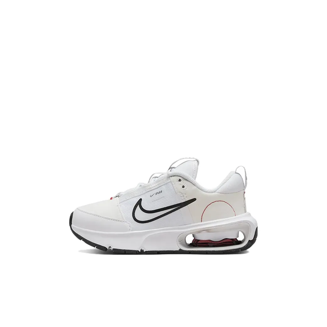 Nike Air Max INTRLK Амортизация Износостойкий Низкий Топ Детские Лайфстайл Кроссовки Белый Черный Для детей от 3 до 7 лет