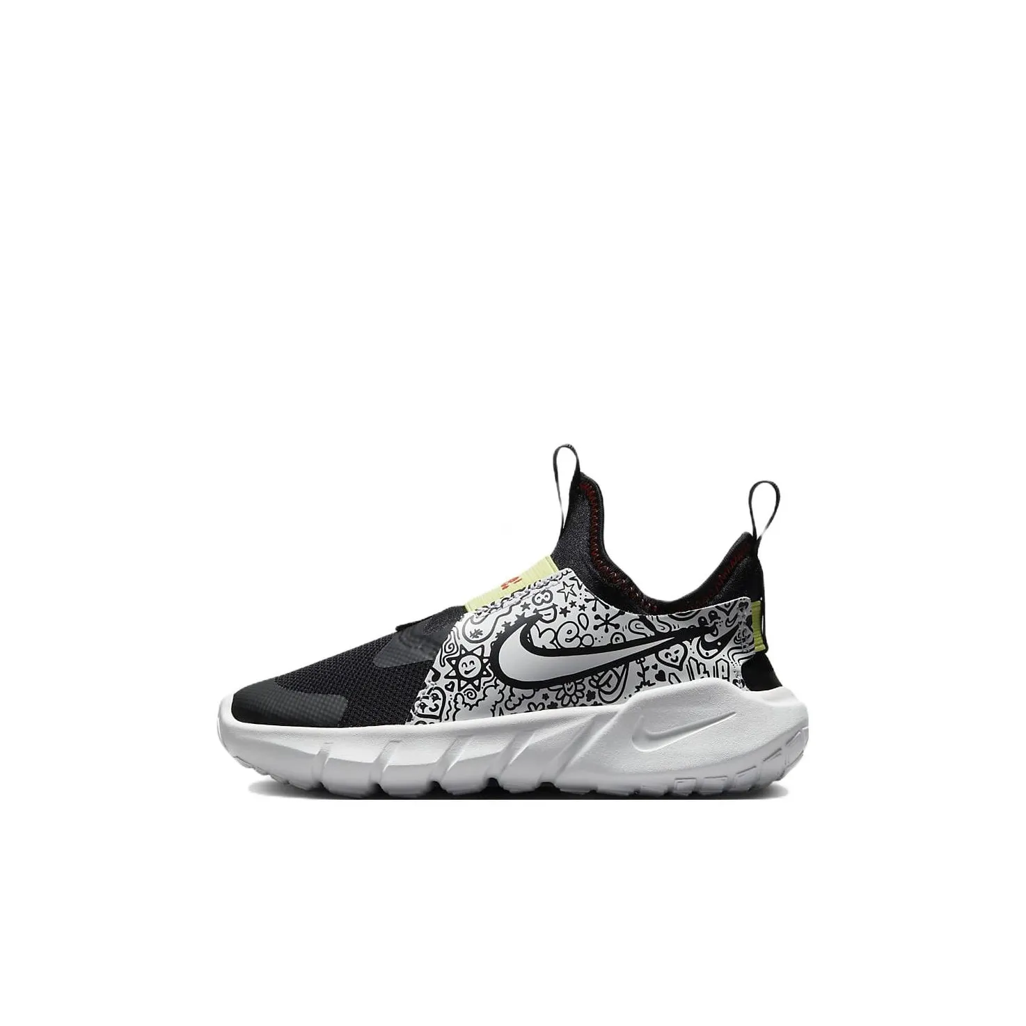 Nike Flex Runner 2 JP Противоскользящий Амортизация Устойчивый к истиранию Низкий Топ Детская Беговая Обувь