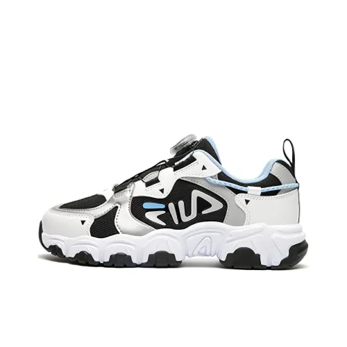 FILA KIDS Беговые кроссовки Low Топ Черный/FILA белый Унисекс