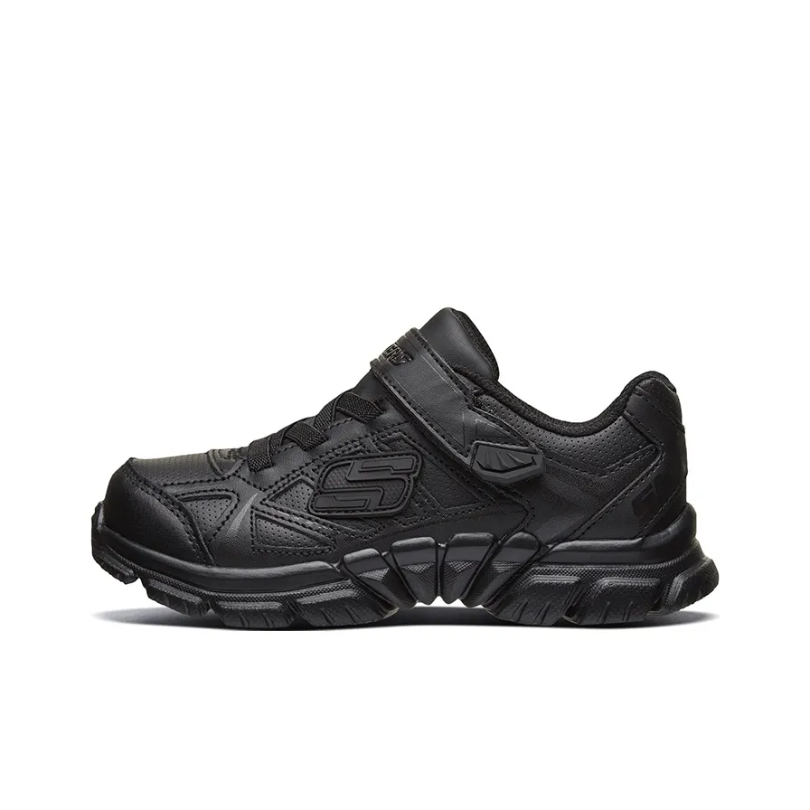 Skechers Tough Tra Abrasion Resistant Low Top Running Shoes Black Teenagers