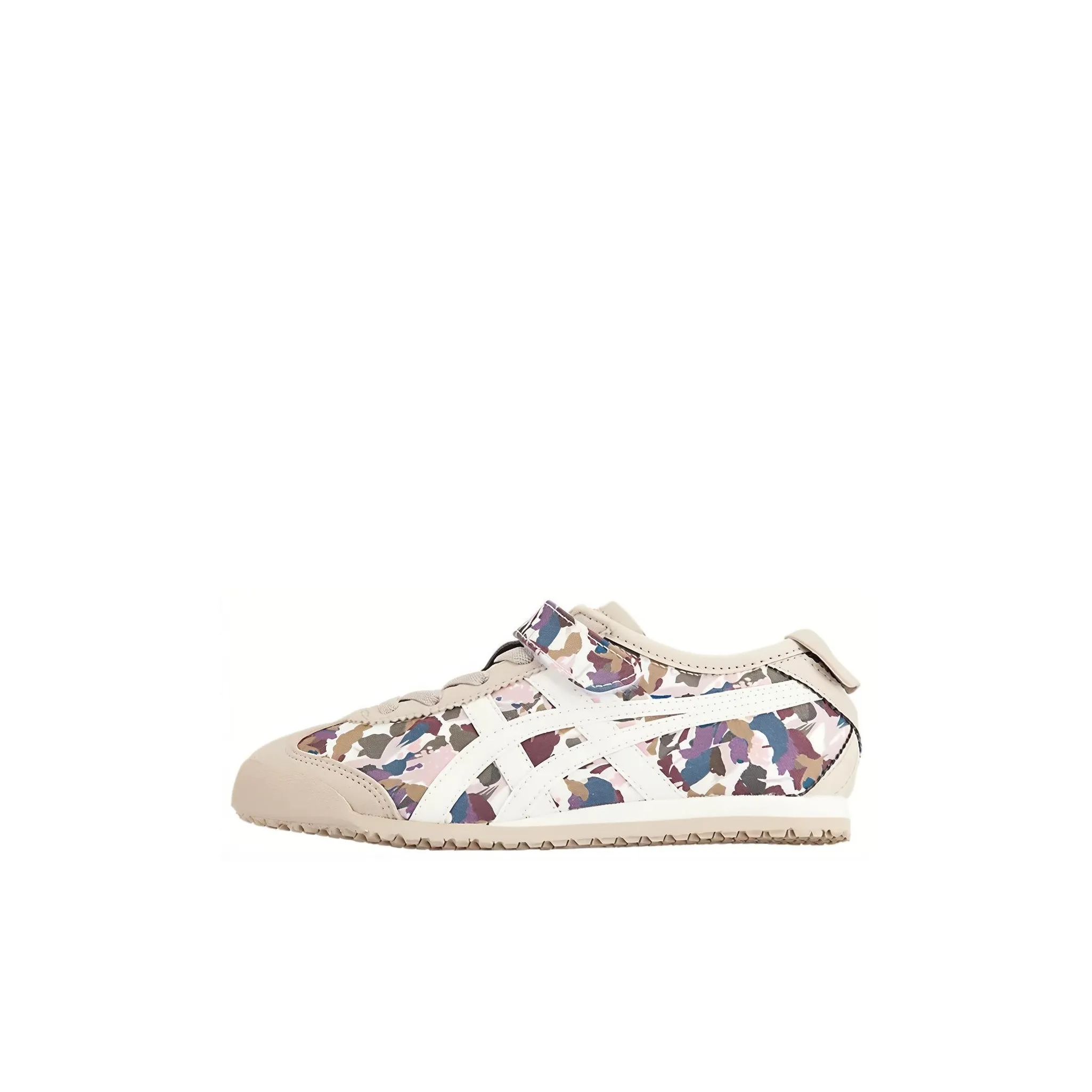 Onitsuka Tiger MEXICO 66 Abrasion Resistant Kids Lifestyle Shoes Khaki Children Aged 3 7 Years Old