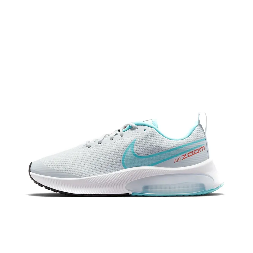 Nike Air Zoom Arcadia Slip-on Устойчивый к истиранию Дышащий Низкий Топ Детская Беговая Обувь Белый Синий Подростки