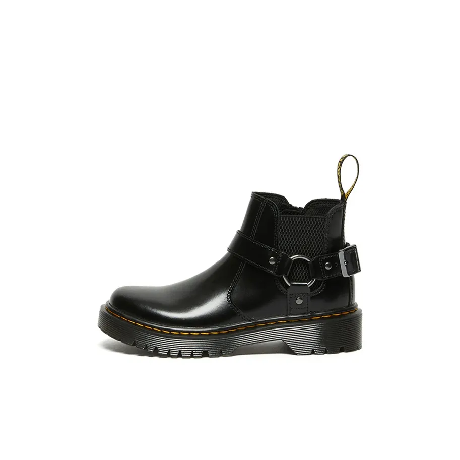 Dr.Martens Детские кожаные сапоги для дошкольников