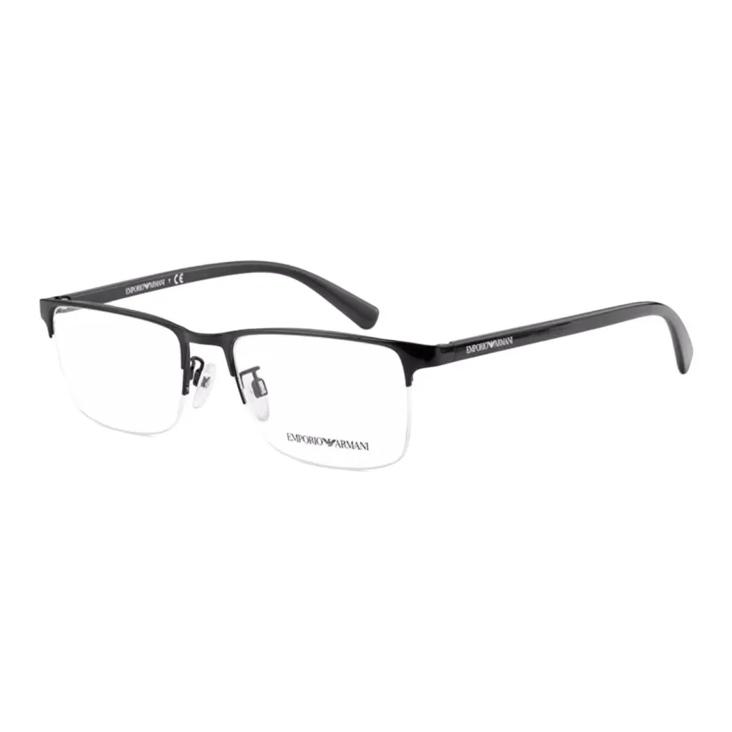 EMPORIO ARMANI Сплав Прямоугольные Оправы для очков Мужские Ярко-черные