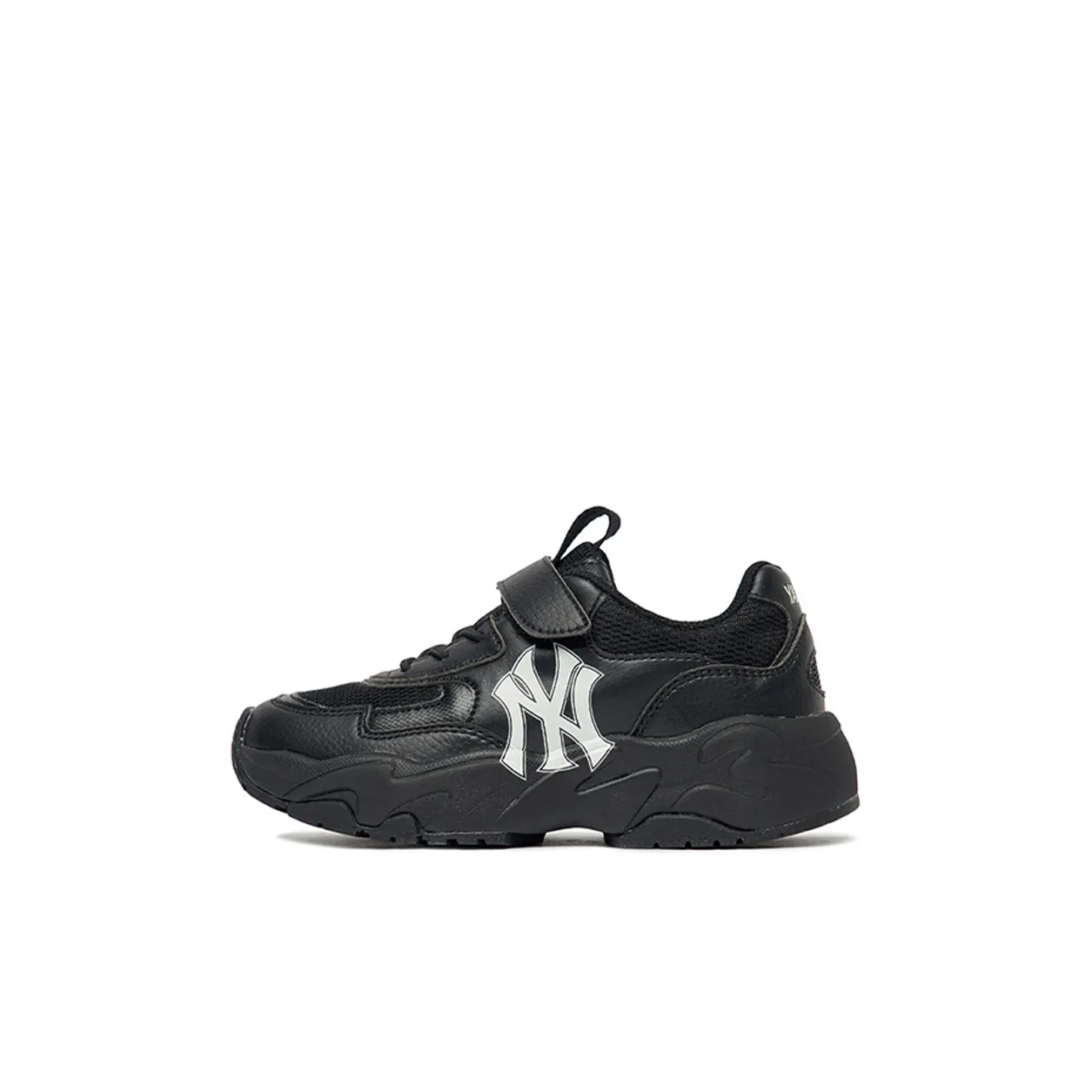 MLB Big Ball Chunky Bigball Chunky Lit Cushioning, Wear Resistant Low Top Kids Lifestyle Shoes Black Kids'