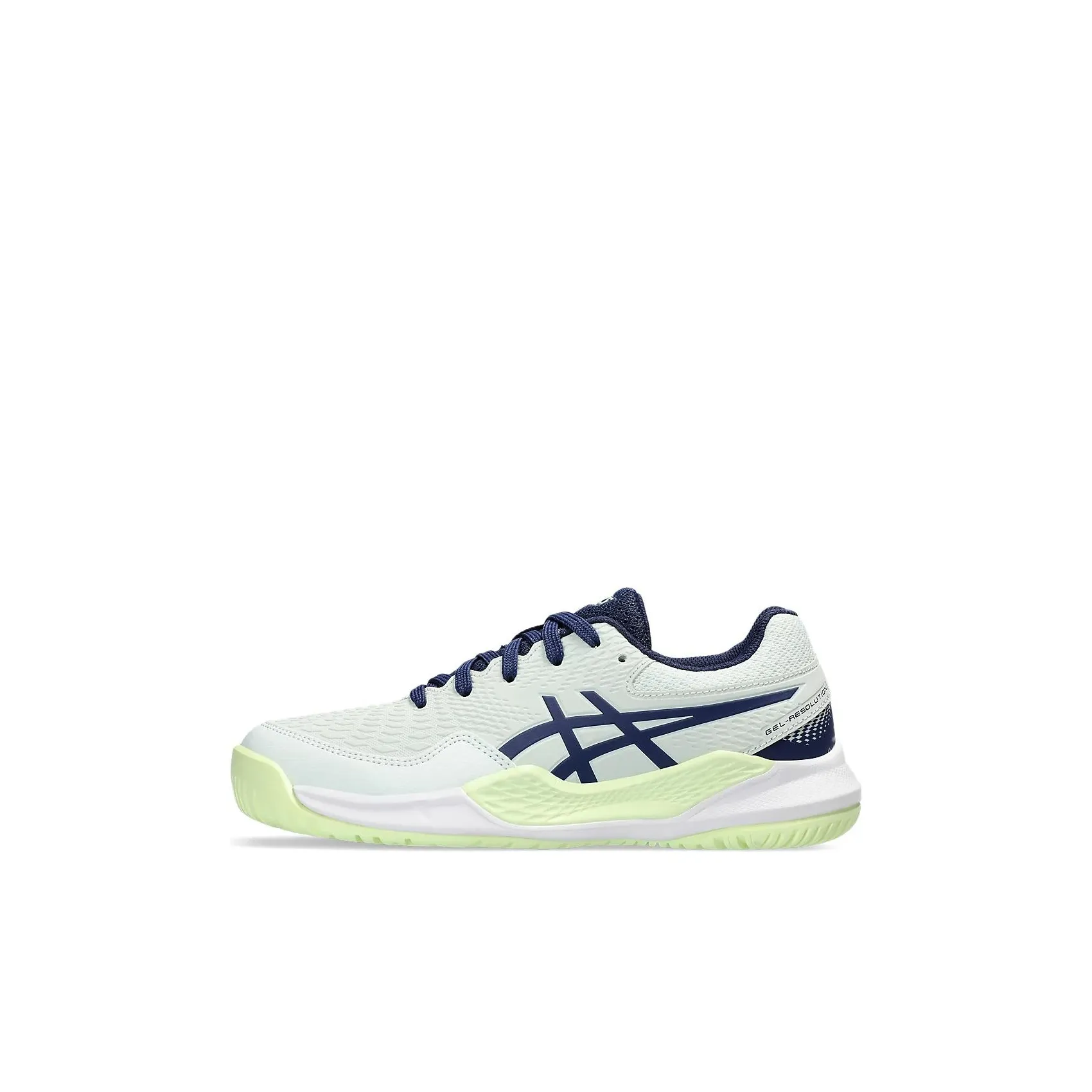 Asics Gel Resolution 9 Low Топ Детская Тренировочная Обувь Зеленая