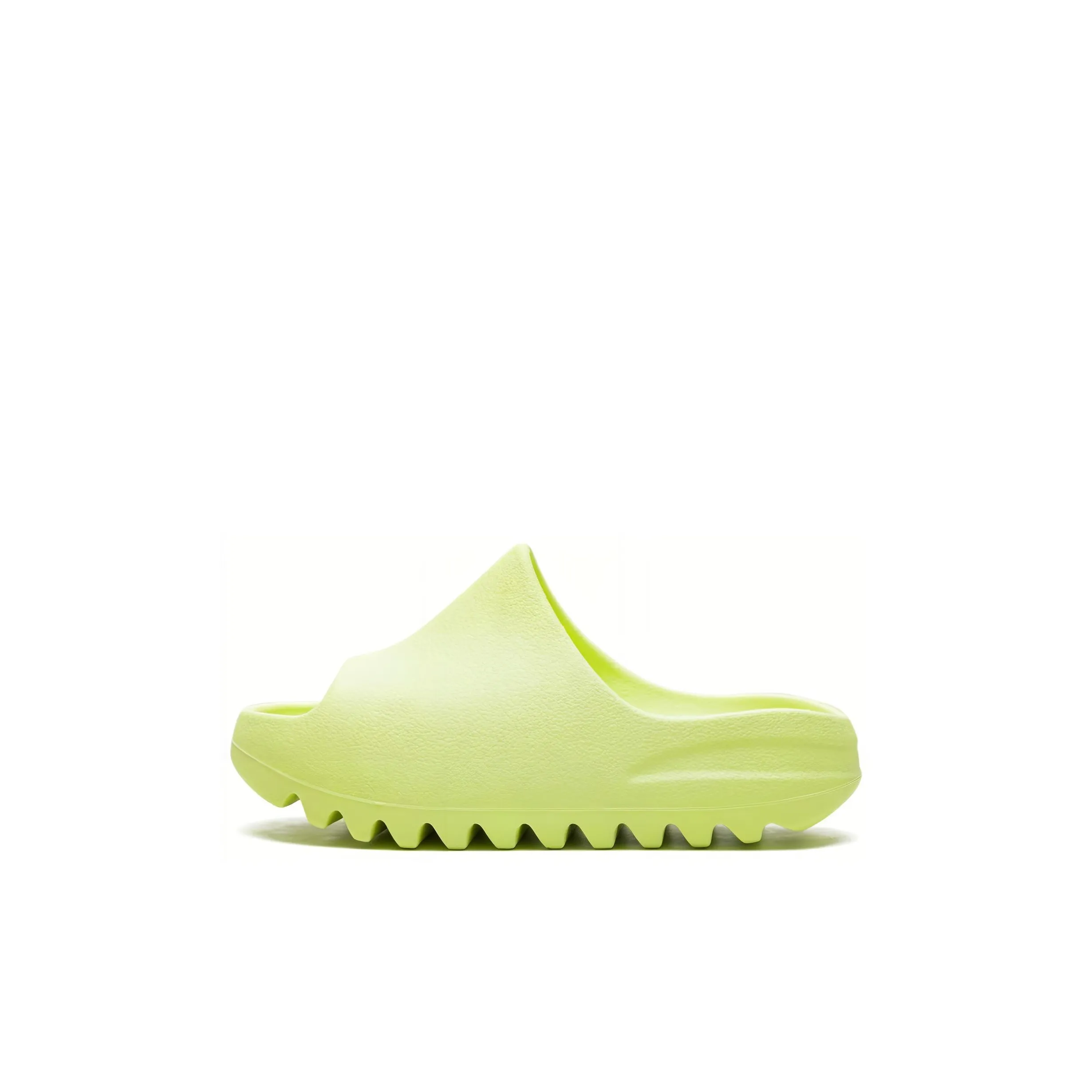 Adidas Originals Yeezy Slide Быстросохнущие Тапочки Яблочно-зеленый для детей 3-7 лет