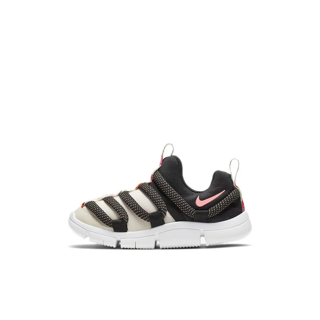 Nike Novice VF Abrasion Resistant Low Top Sports Casual Shoes Black Pink Multicolor Children Aged 3 7 Years Old