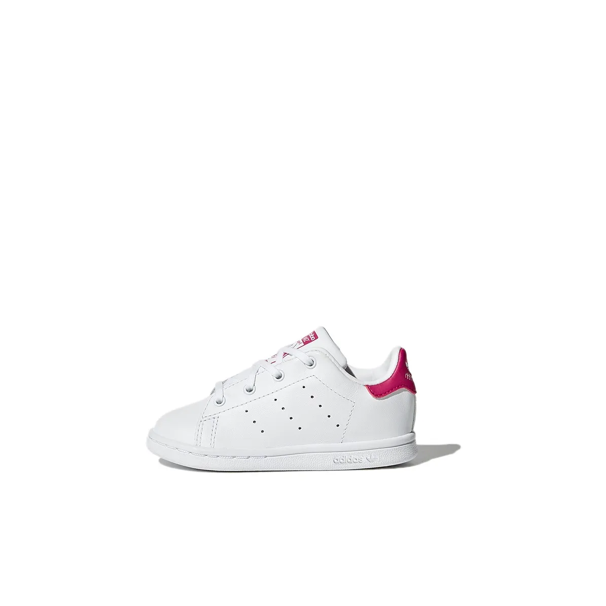 Adidas Originals Stan Smith I Устойчивая к истиранию Низкая Обувь для малышей Белый Красный Infant And Toddler