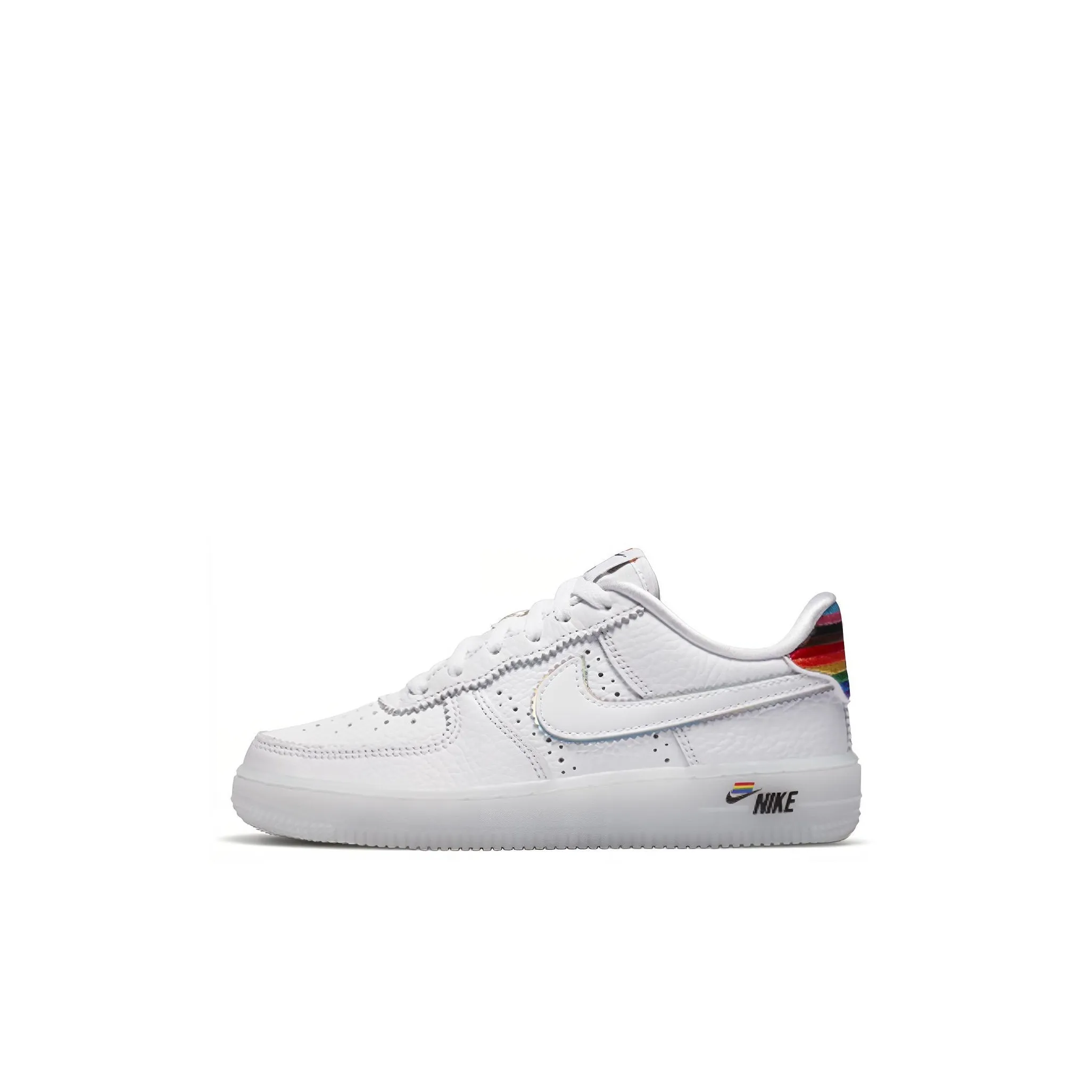 Nike Air FORCE 1 Be True Low Топ Кроссовки для скейтбординга Радужный Children Возраст 3-7 лет