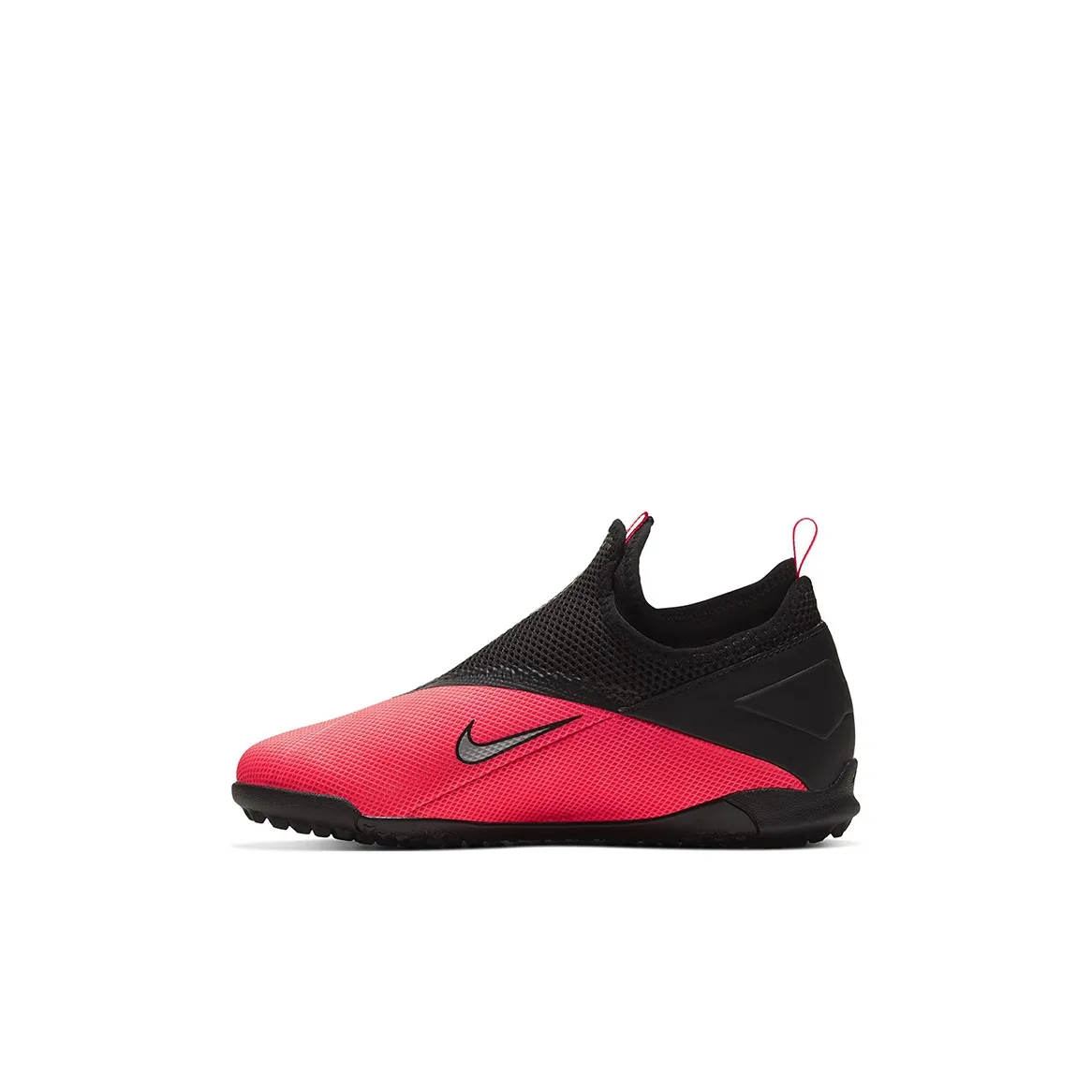 Nike Anti Slip Wear Resistant Mid Top Kids' Soccer Shoes Black Red Kids'