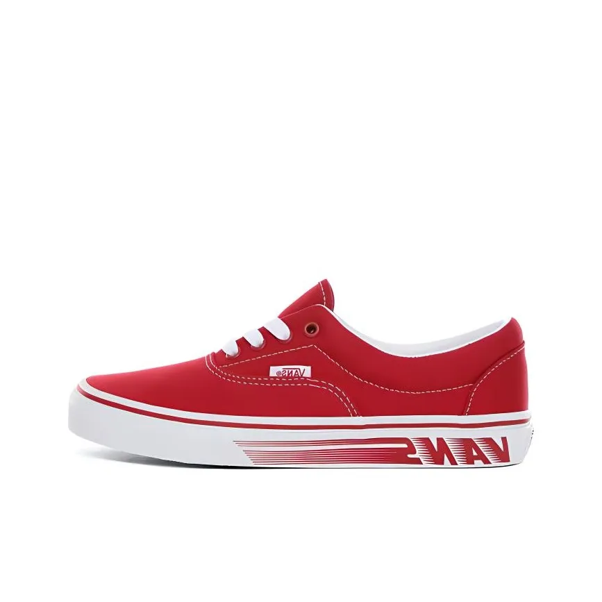 Vans Era Low Top Kids' Skateboarding Shoes Red Teenagers