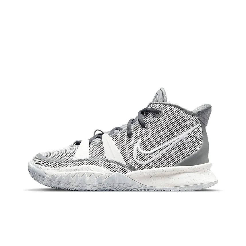 Nike Kyrie 7 SE 'Чип' MID Топ Детские Баскетбольные Кроссовки Серый Белый Подростки