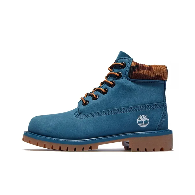 Timberland Waterproof And Wear resistant Low Shaft Kids' Boots Ocean Blue Teenagers