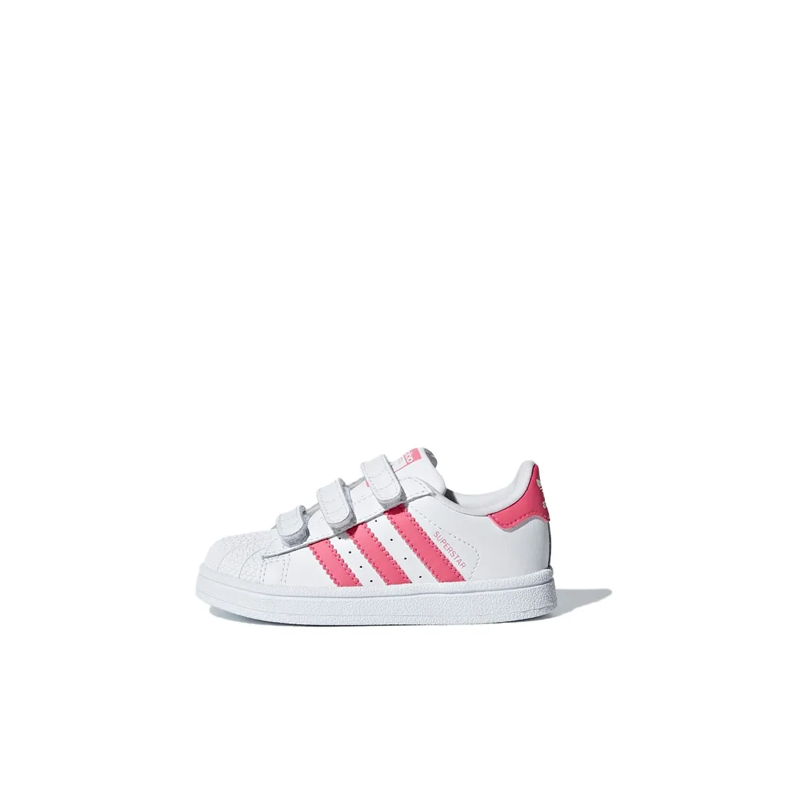 Adidas Originals SUPERSTAR LOW Топ Обувь для младенцев и малышей Розовый Белый Infant And Toddler