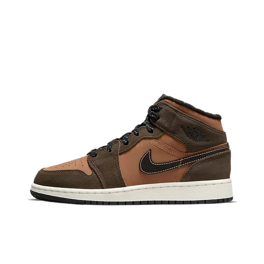 Jordan 1 Mid SE Dark Chocolate GS