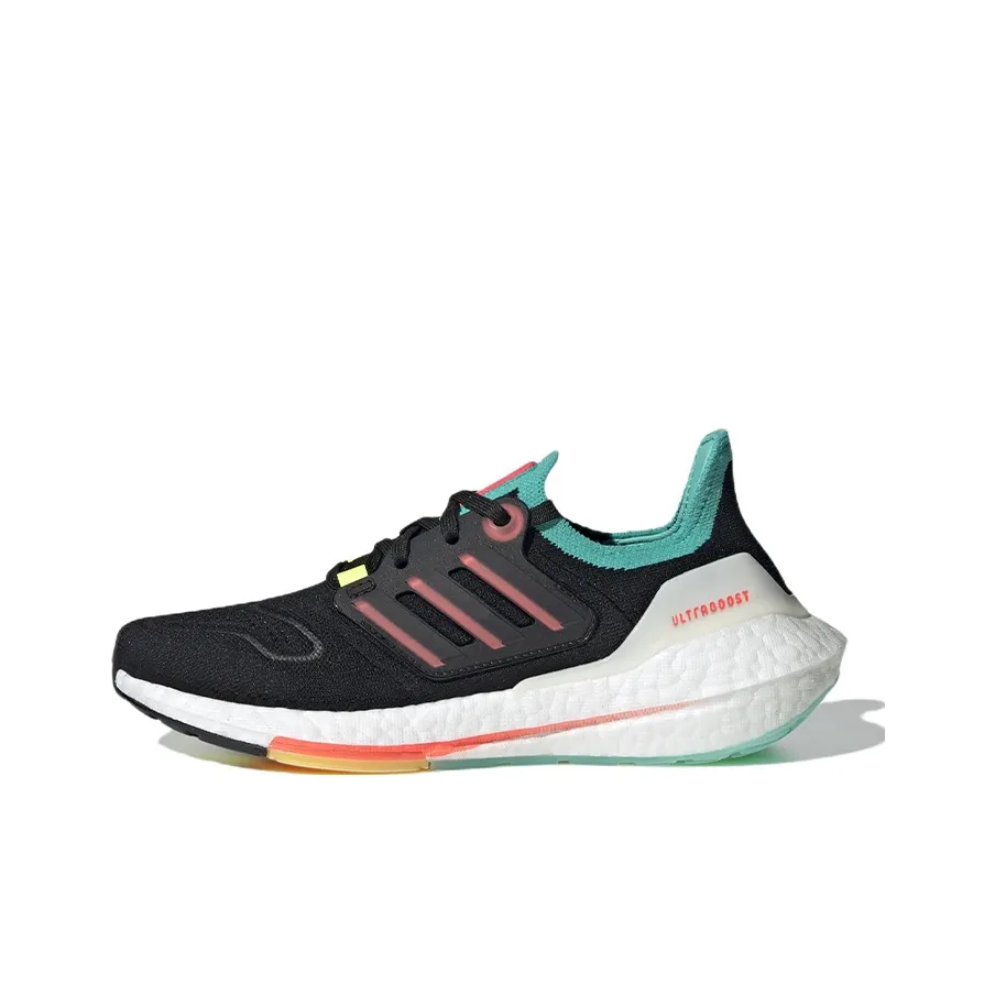 Adidas ULT J Удобный Устойчивый к истиранию Низкий Топ Детская Беговая Обувь Черный Зеленый Подростки