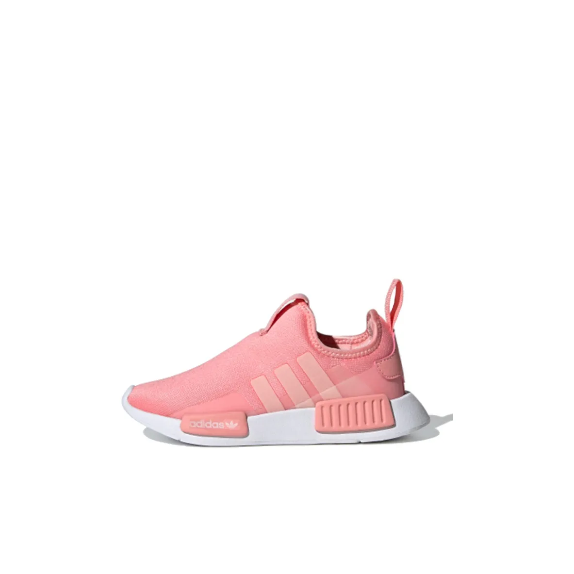 Adidas Originals NMD 360 C Non Slip Легкий Низкий Топ Беговые кроссовки Розово-белый Для детей 3-7 лет