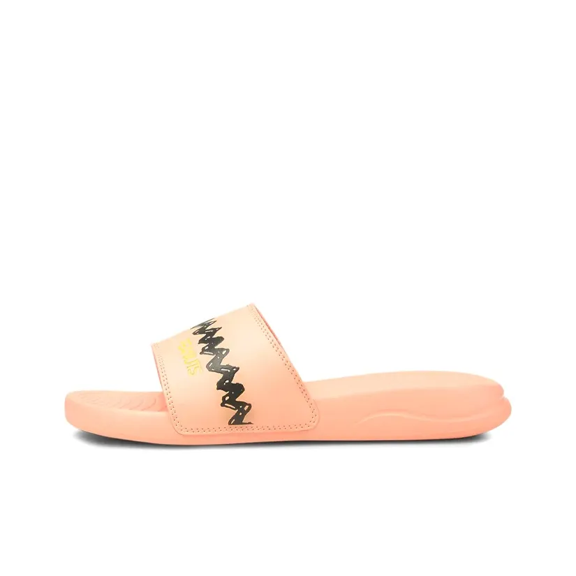 PUMA Детские домашние тапочки Абрикосово-розовый Подростки