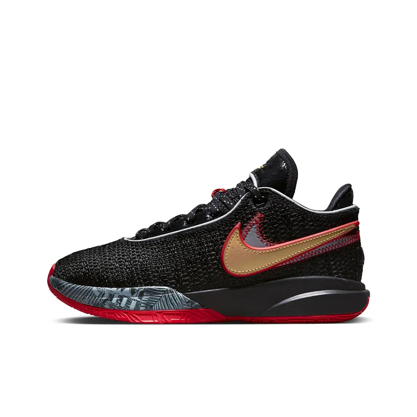 Nike LeBron 20 Black University Red GS
