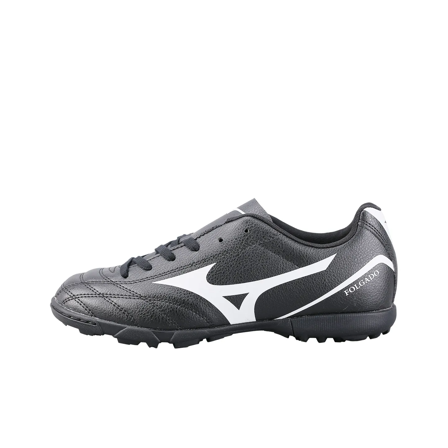 Mizuno Potrero Wide Jr.as Slip Resistant Cushioning Abrasion Resistant Low Top Kids' Soccer Shoes Black White Teenagers