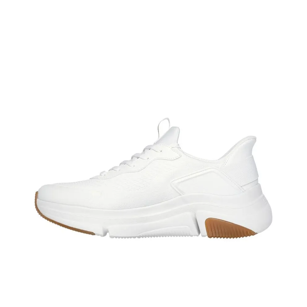 Skechers Bob's Anti Slip Wear Resistant Low Top Casual Shoes Men's White