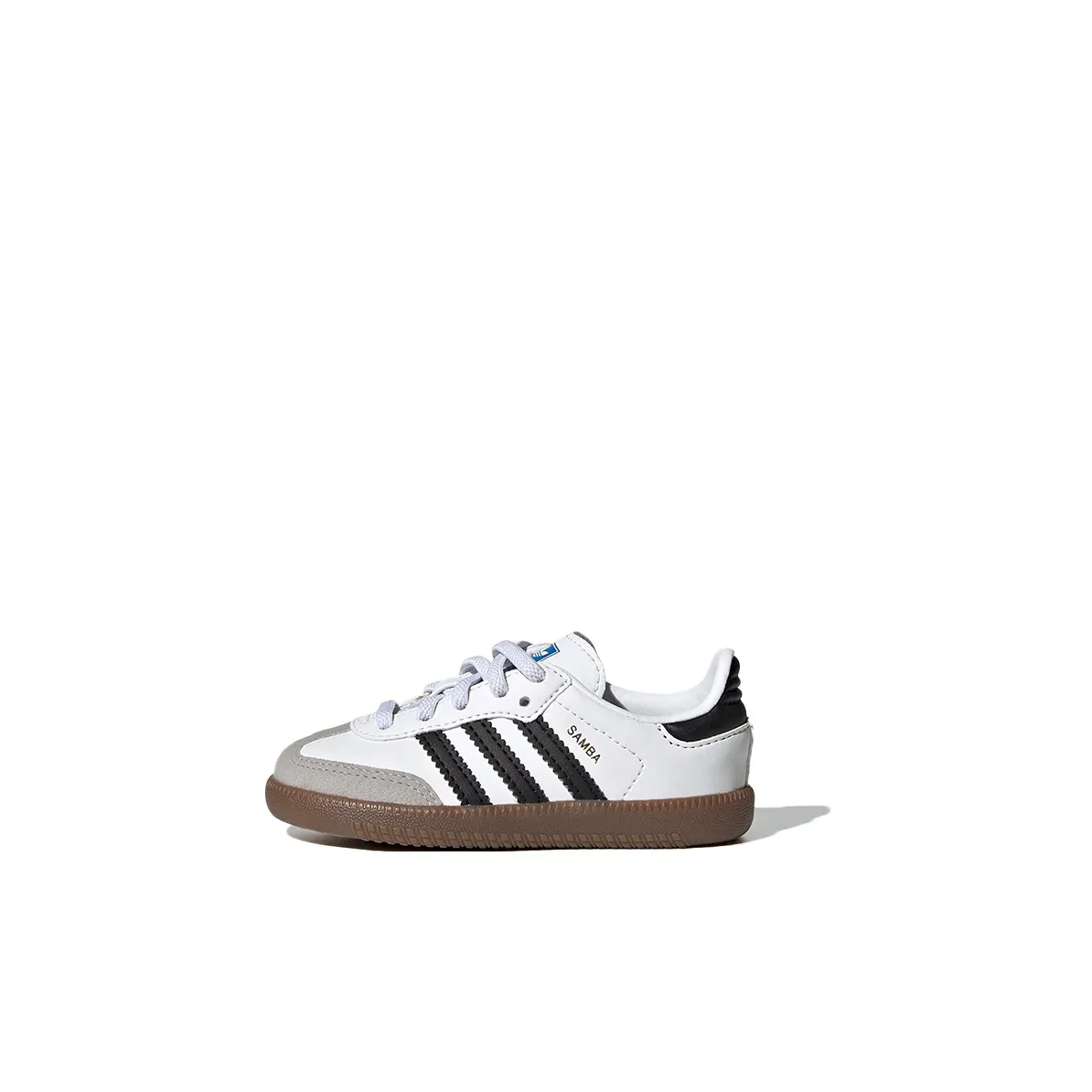 Adidas Originals SAMBA OG Устойчивые к истиранию Низкие Кроссовки для скейтбординга Белый Черный Для малышей и детей дошкольного возраста