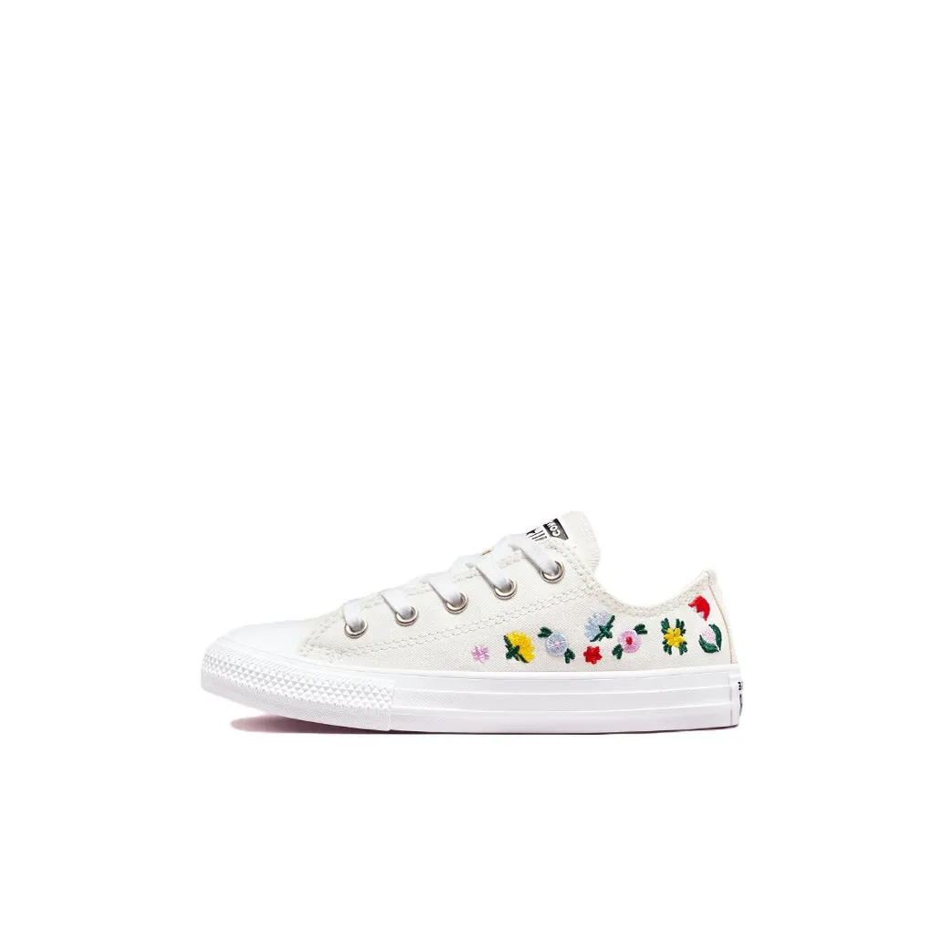 Converse Chuck Taylor All Star Коллекция Низкие Кеды KIDS Экрю для детей 3-7 лет