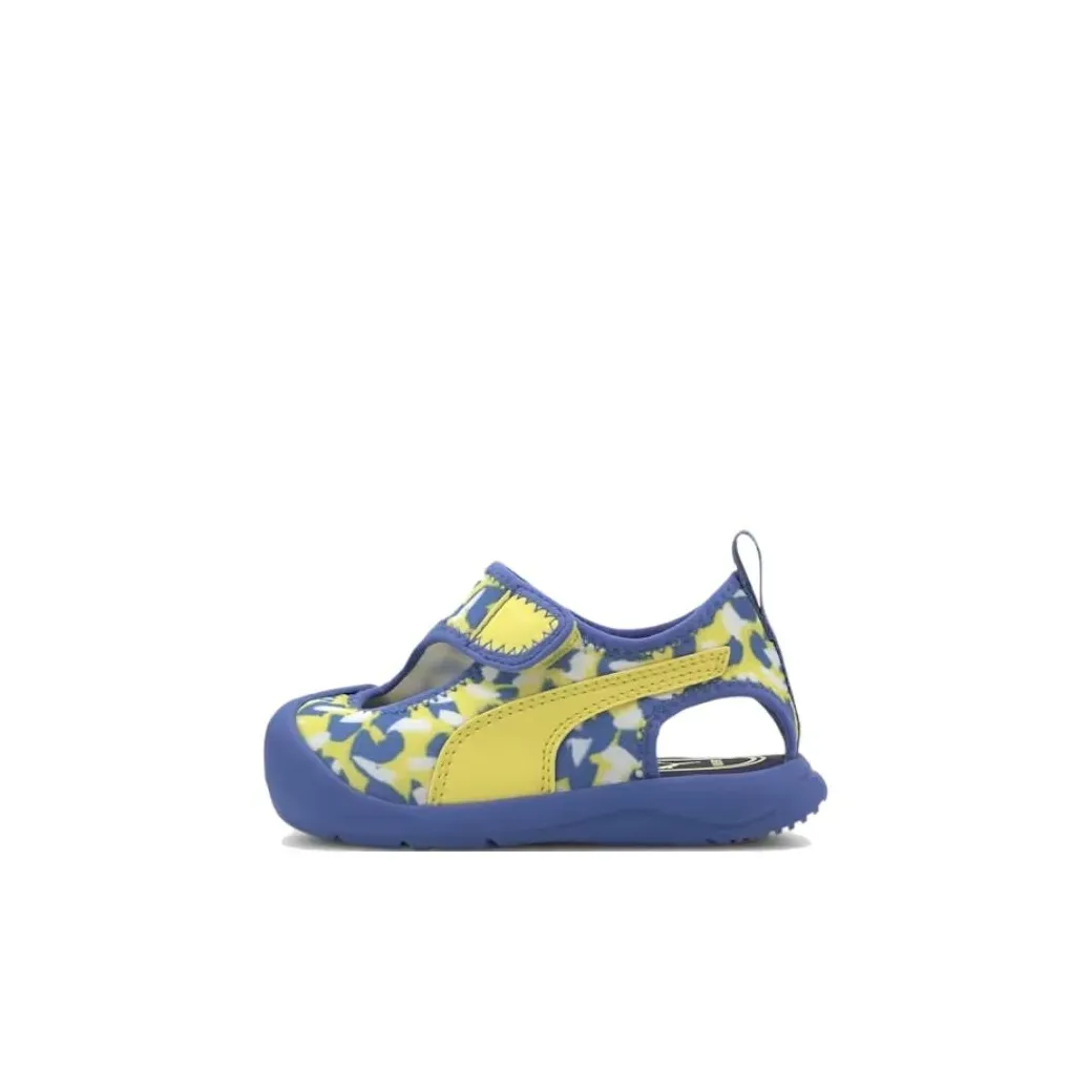 PUMA Aquacat Low Top Toddler Shoes Blue Yellow Infant And Toddler