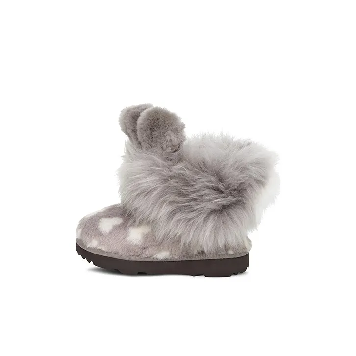 UGG CLASSIC MINI Детские ботинки Серый для детей 3-7 лет