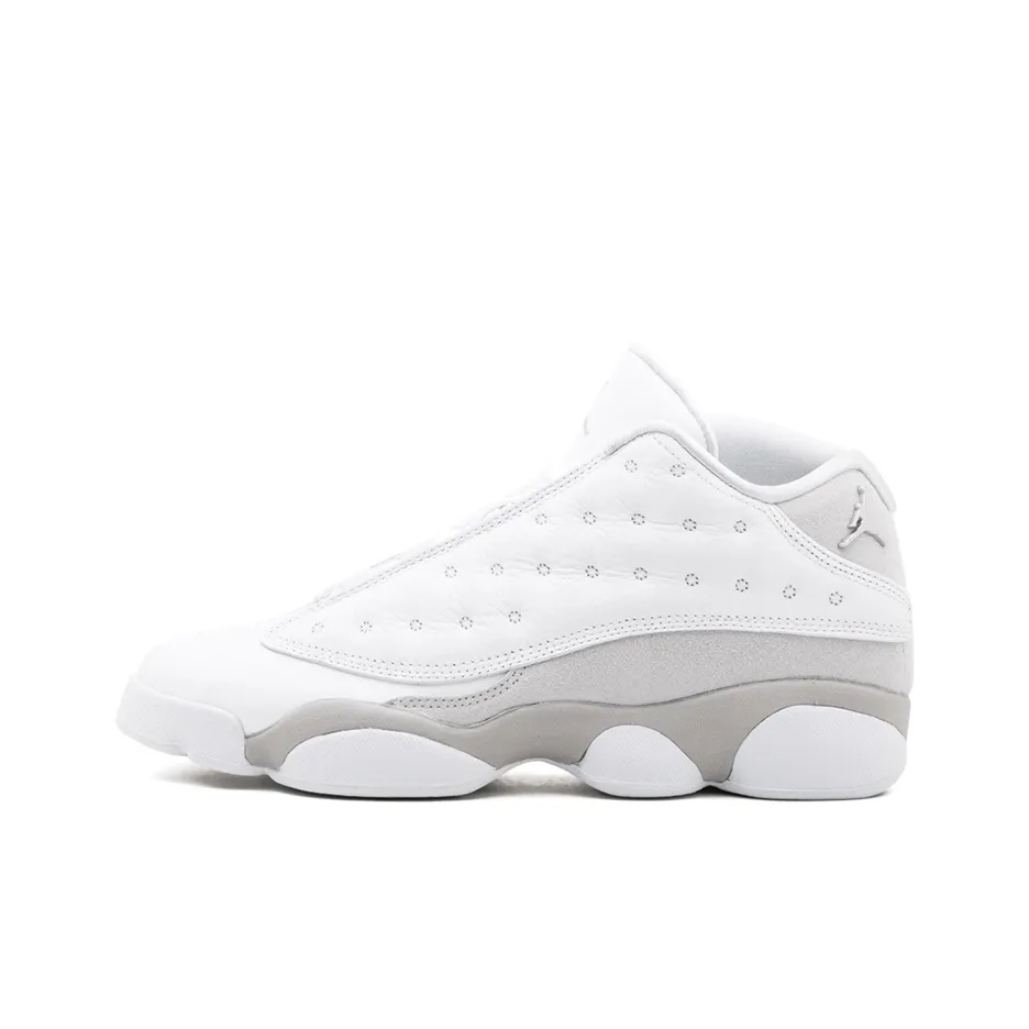 Jordan 13 Retro Low Pure Platinum GS