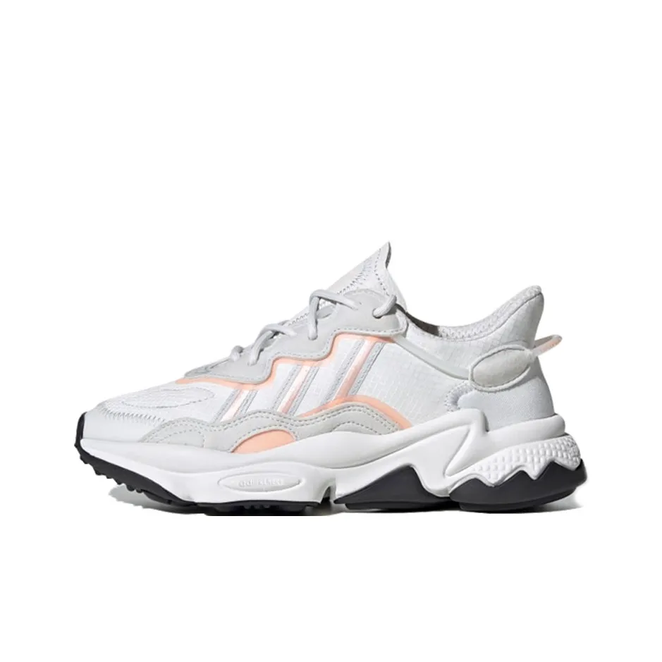Adidas Originals OZWEEGO J Амортизация Низкий Топ KIDS Лайфстайл Обувь Белый Серый Оранжевый