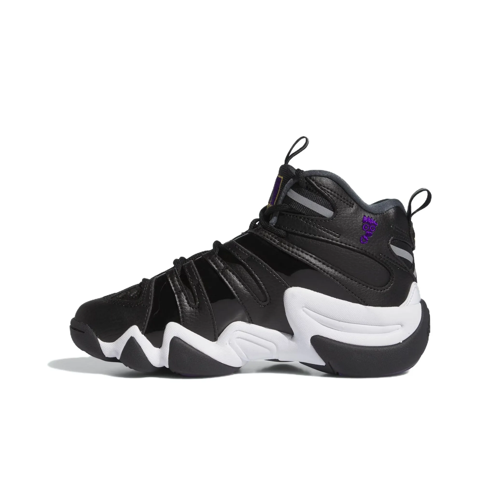 Adidas Crazy 8 Core Black Regal Purple Cloud White GS