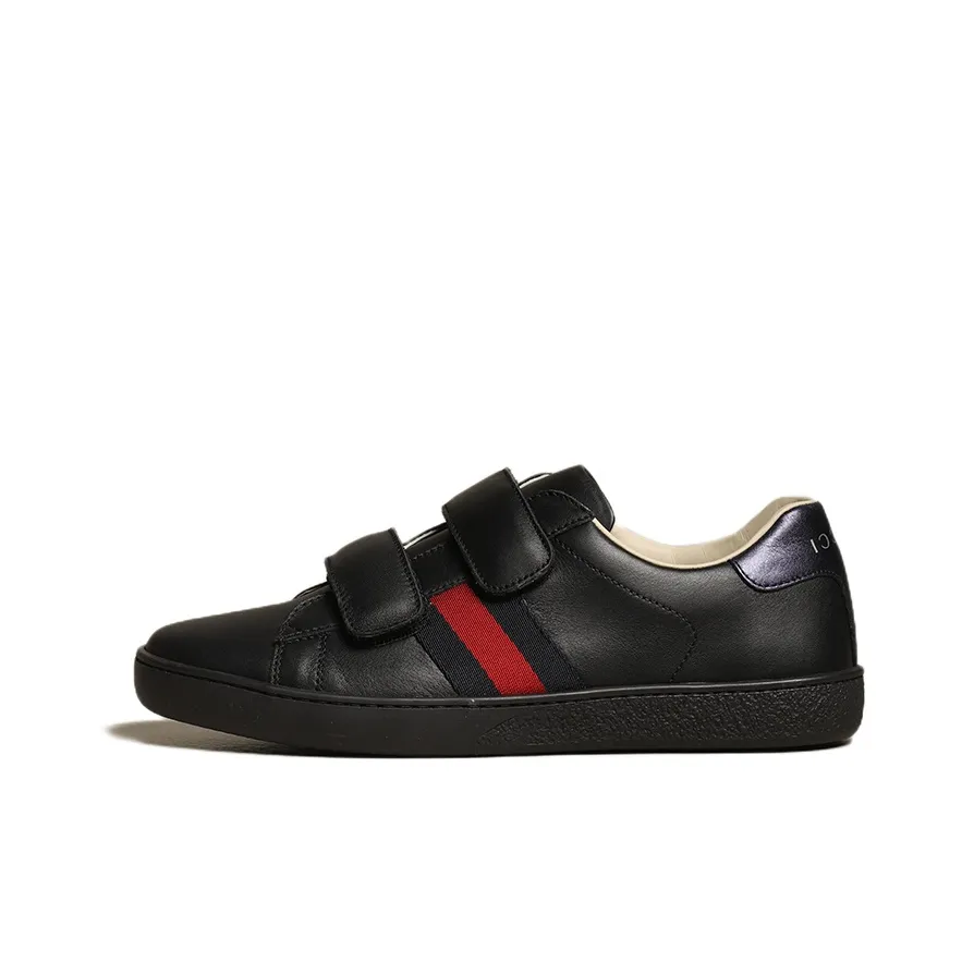 GUCCI Kids Touch-strap Web Sneakers