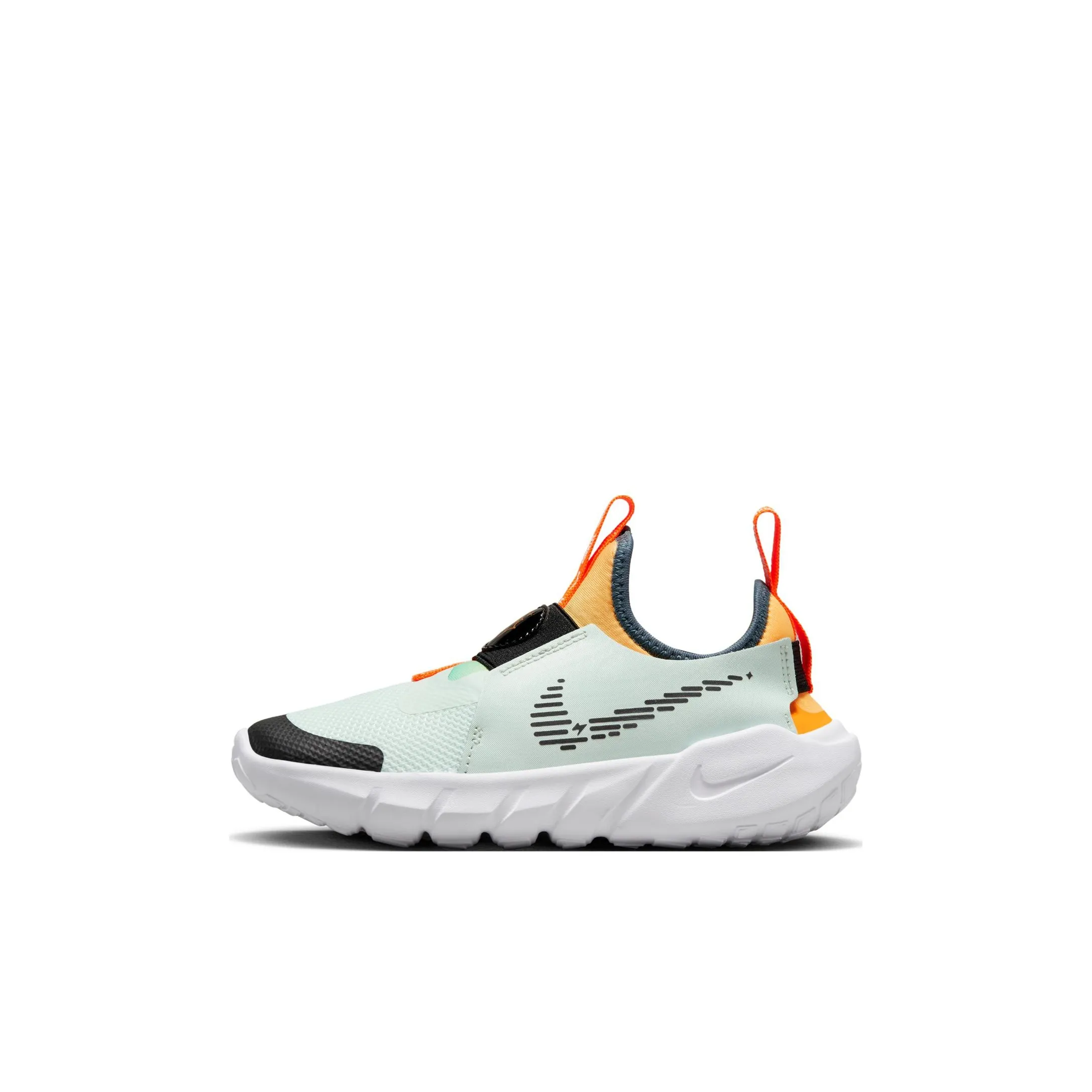 Nike Flex Runner 2 Low Топ Детские беговые кроссовки Зеленый Children Возраст 3-7 лет