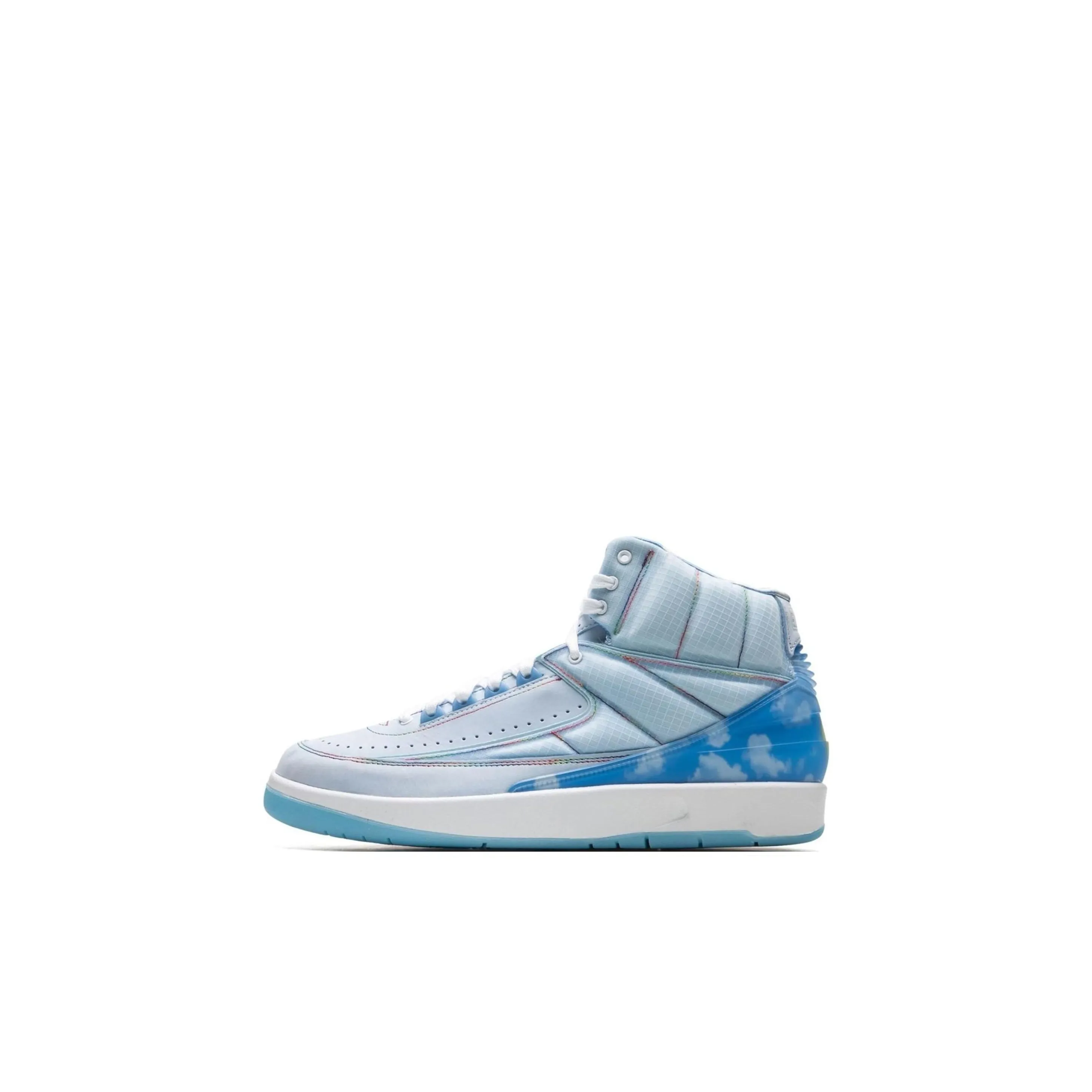 J Balvin x Jordan Air Джордан 2 Ретро MID Топ Обувь для малышей Синий Infant And Toddler