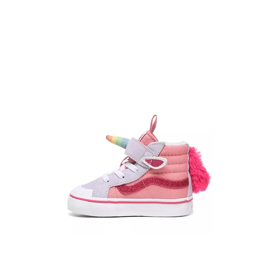 VANS SK8 Reissue 138 V High Топ Скейтборд Кроссовки Розовый Младенец и Малыш