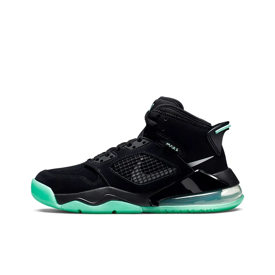 Jordan Mars 270 Black Green Glow GS