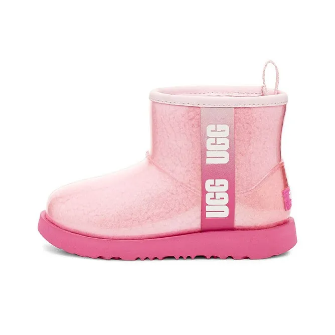 UGG CLASSIC CLEAR MINI II Снеботуфли Розовые Подростки