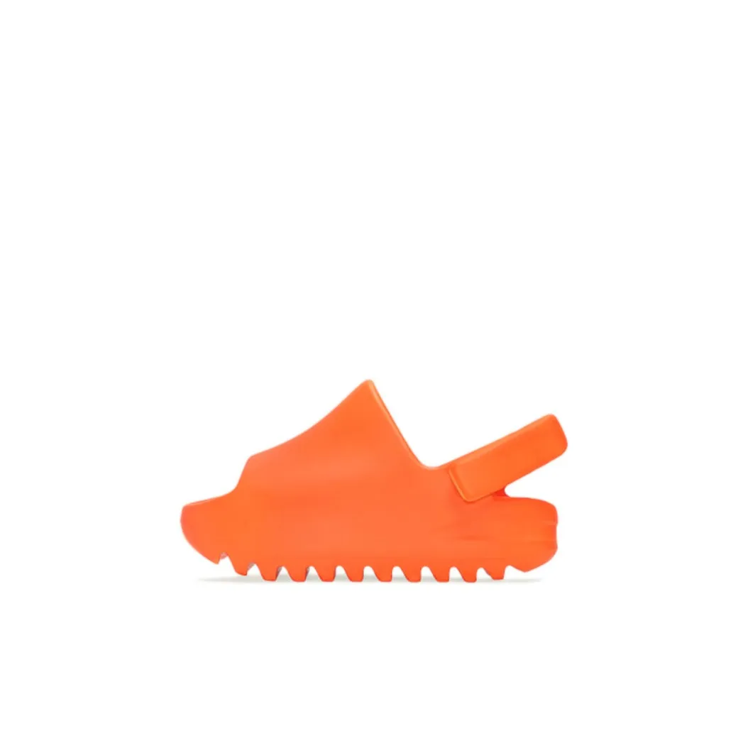 Adidas Originals Yeezy Slide Burning Апельсин Противоскользящий Устойчивый к истиранию Низкий Топ