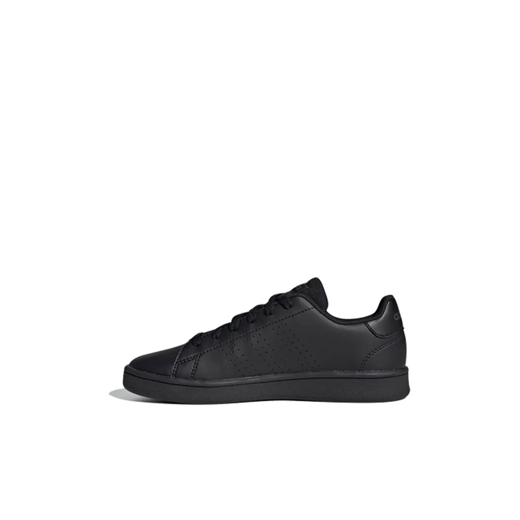 Adidas Neo ADVANTAGE Slip-resistant Low Top Детские Скейтбординги Черные для детей 3-7 лет