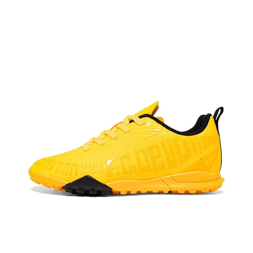 361°KIDS Противоскользящие Низкие Футбольные Бутсы для Детей Golden Оранжевый Желтый Подростки