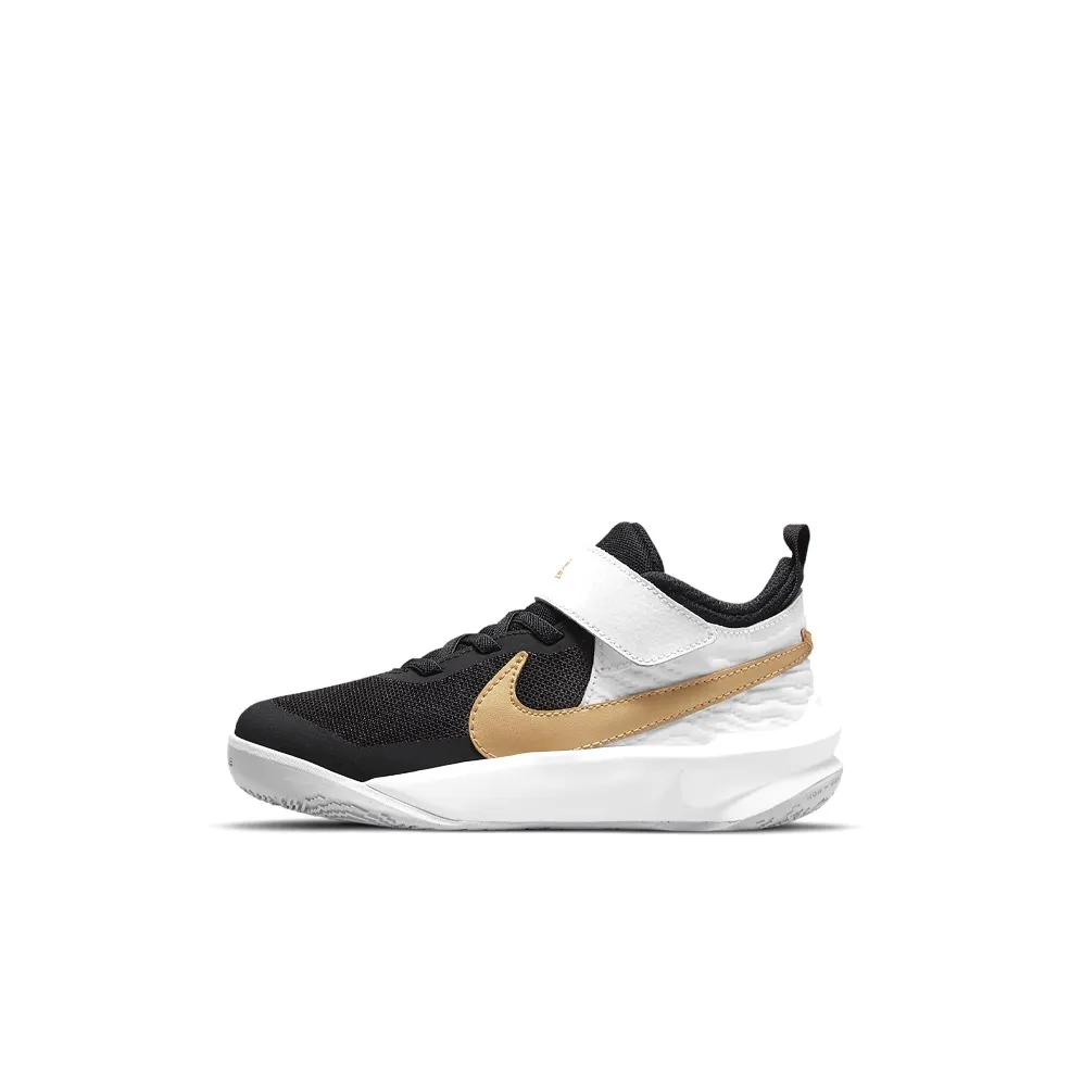 Nike Team Hustle D 10 Детская баскетбольная обувь низкого профиля для дошкольников