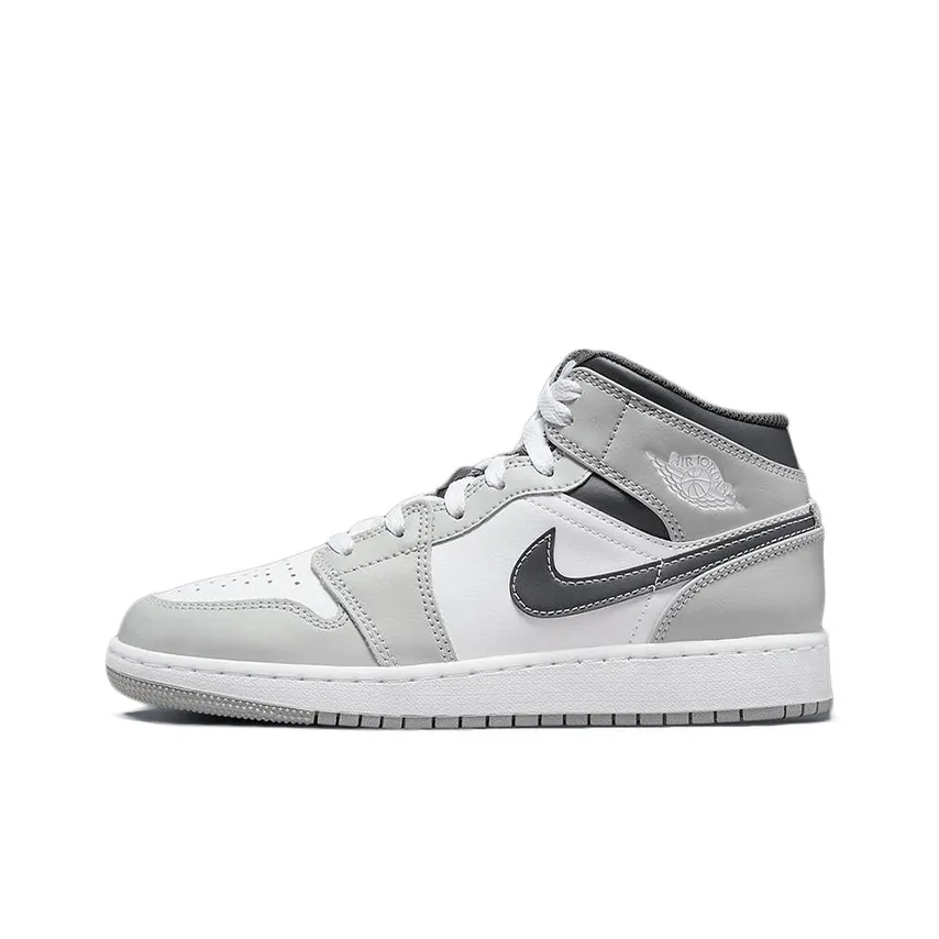 jordan Shadow Kids jordan Shadow 1 Mid 'Light Smoke Grey' Sneakers