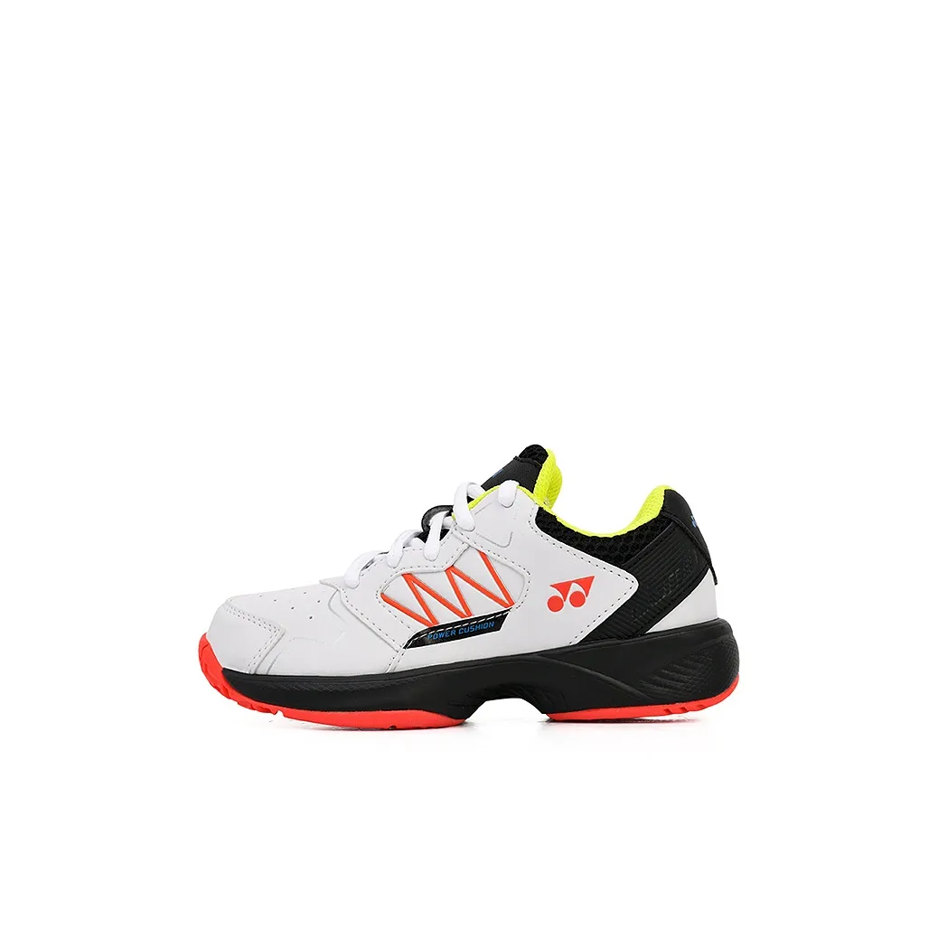 YONEX Tennis Series Waterproof Low Top Kids' Training Shoes White Black Kids'