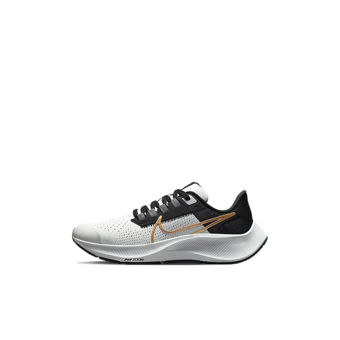 Nike Pegasus 38 Low Топ Беговые кроссовки Белый черный Детский