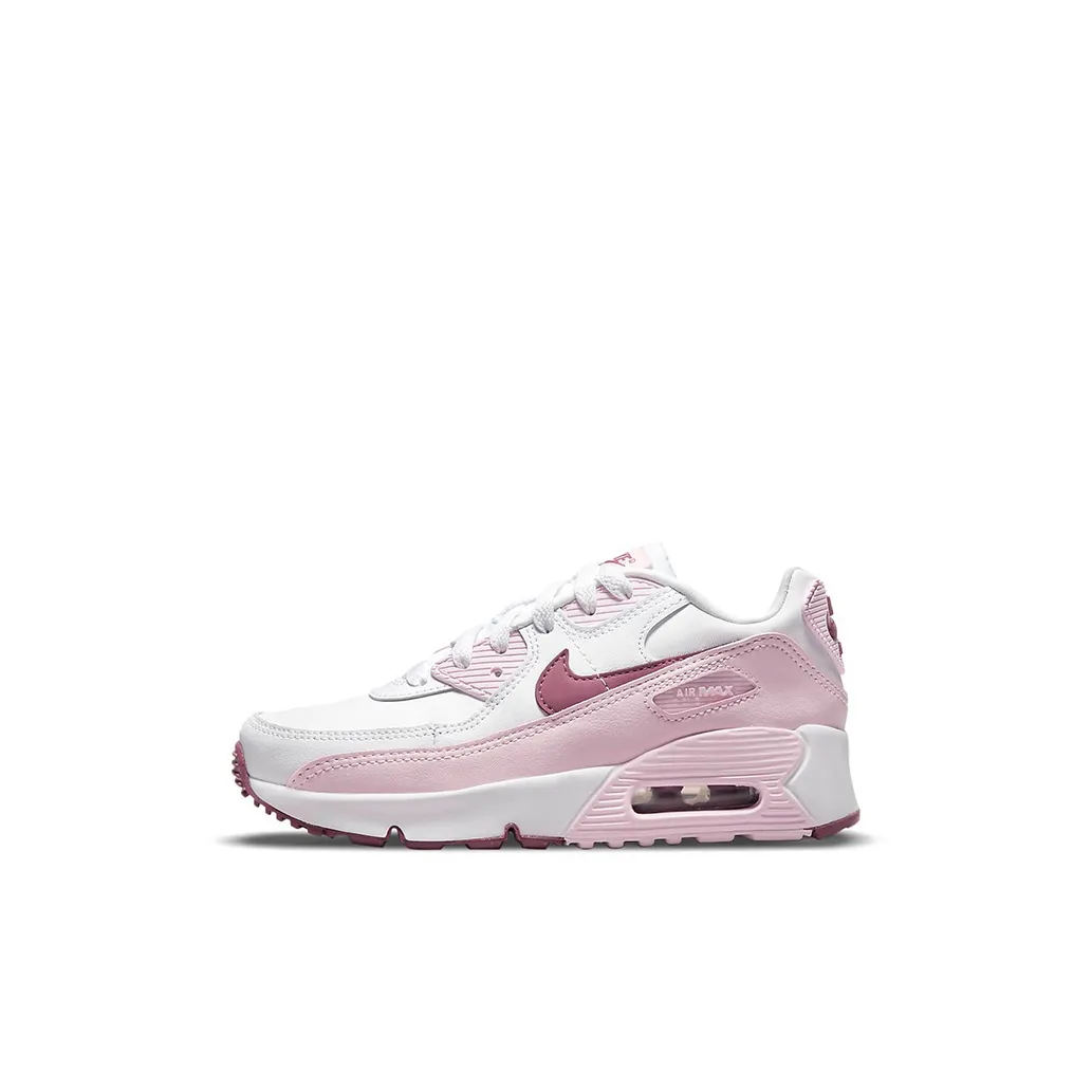 Nike Air Max 90 Kids Lifestyle Shoes Pink White Children Aged 3-7 Years Old