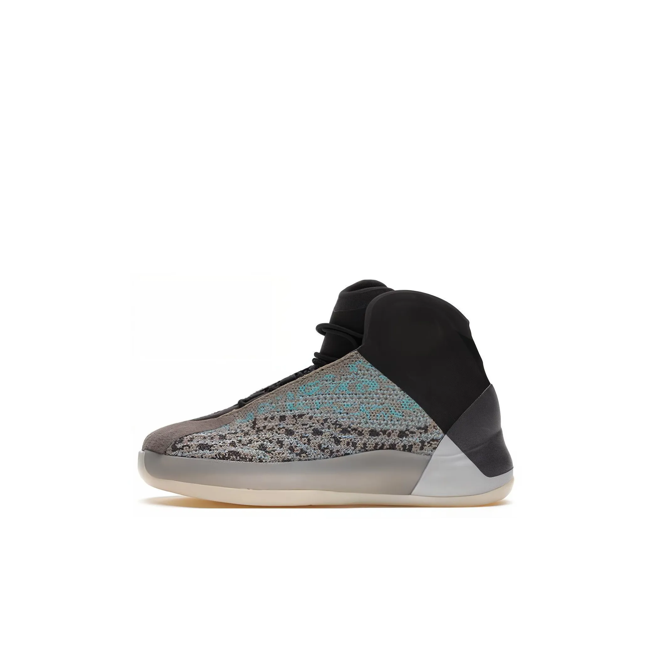 Adidas Originals Yeezy QNTM Детские баскетбольные кроссовки MID Топ Пре-школа